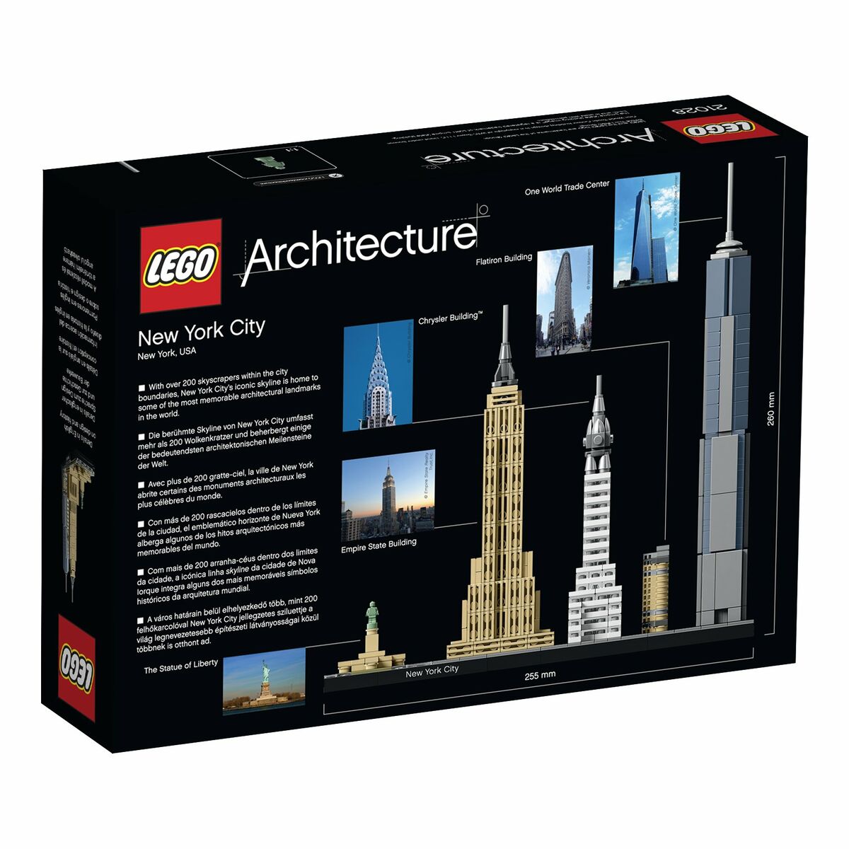 Byggsats Lego Architecture 21028 New York Multicolour 600 Delar - 2