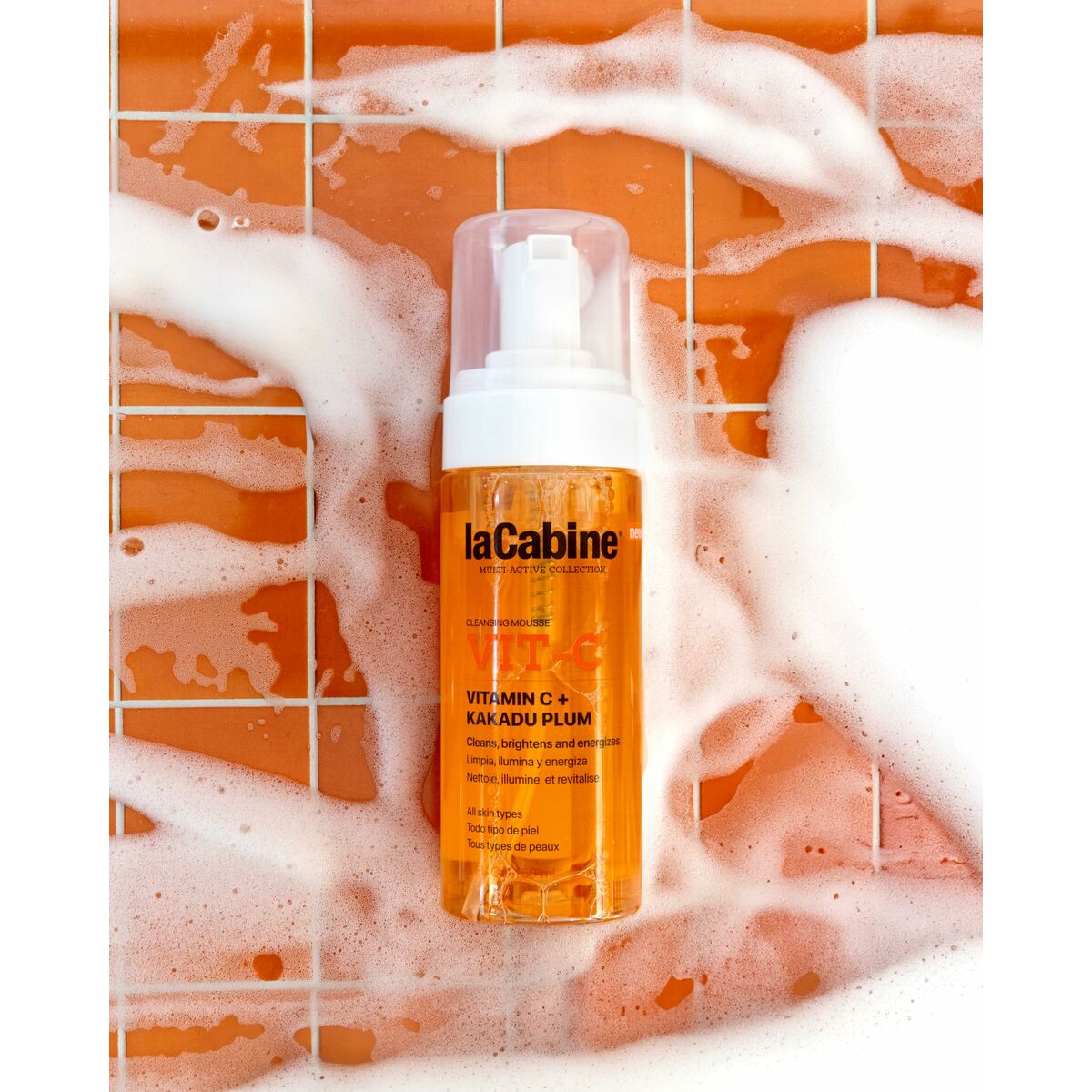 Rengöringsskum laCabine VIT-C 150 ml - 3