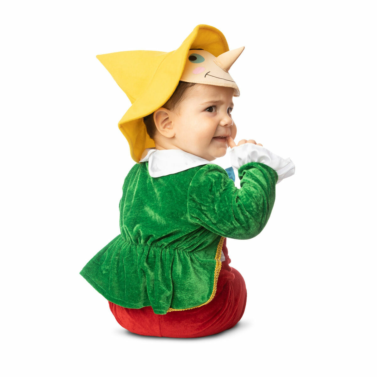 Maskeraddräkt vuxna My Other Me Pinocchio Röd Grön - 22