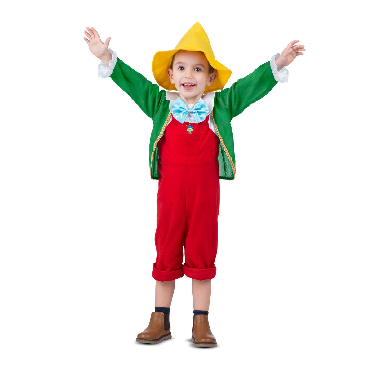 Maskeraddräkt vuxna My Other Me Pinocchio Röd Grön - 6