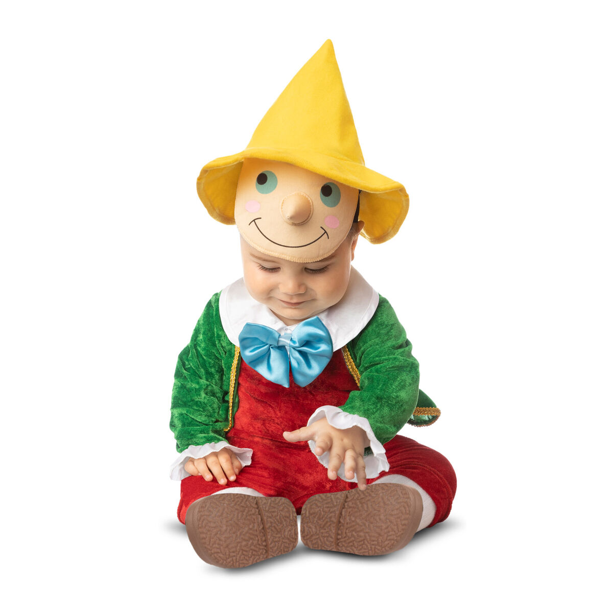Maskeraddräkt vuxna My Other Me Pinocchio Röd Grön - 2