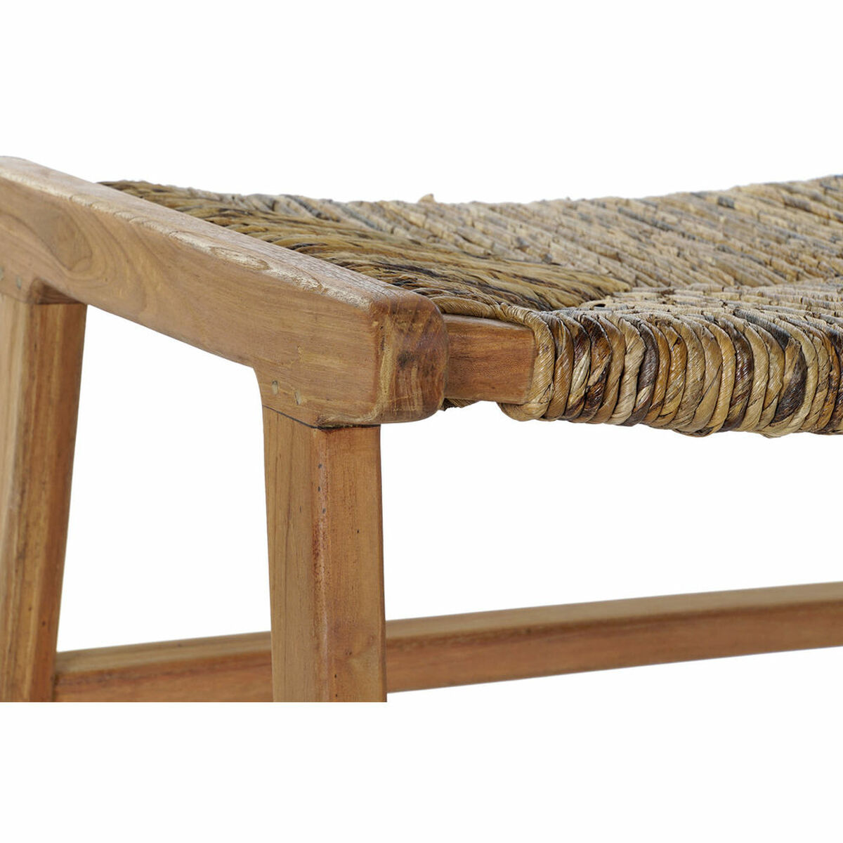 Sittpall DKD Home Decor   65 x 47 x 40 cm Naturell Teak Plast Ljusbrun - 2