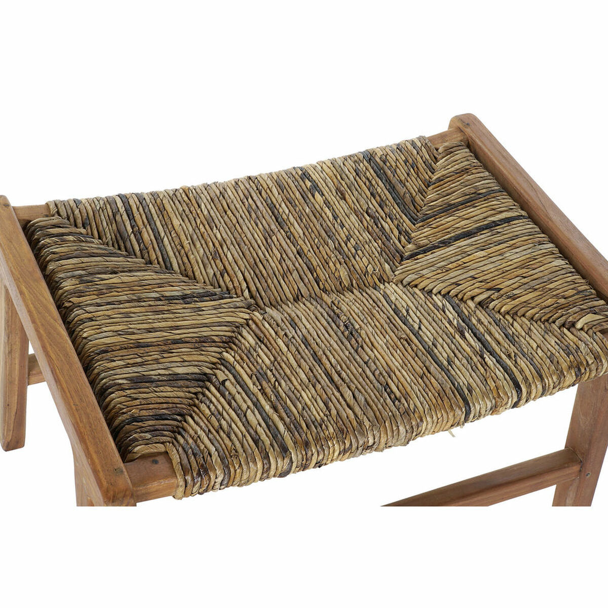 Sittpall DKD Home Decor   65 x 47 x 40 cm Naturell Teak Plast Ljusbrun - 3