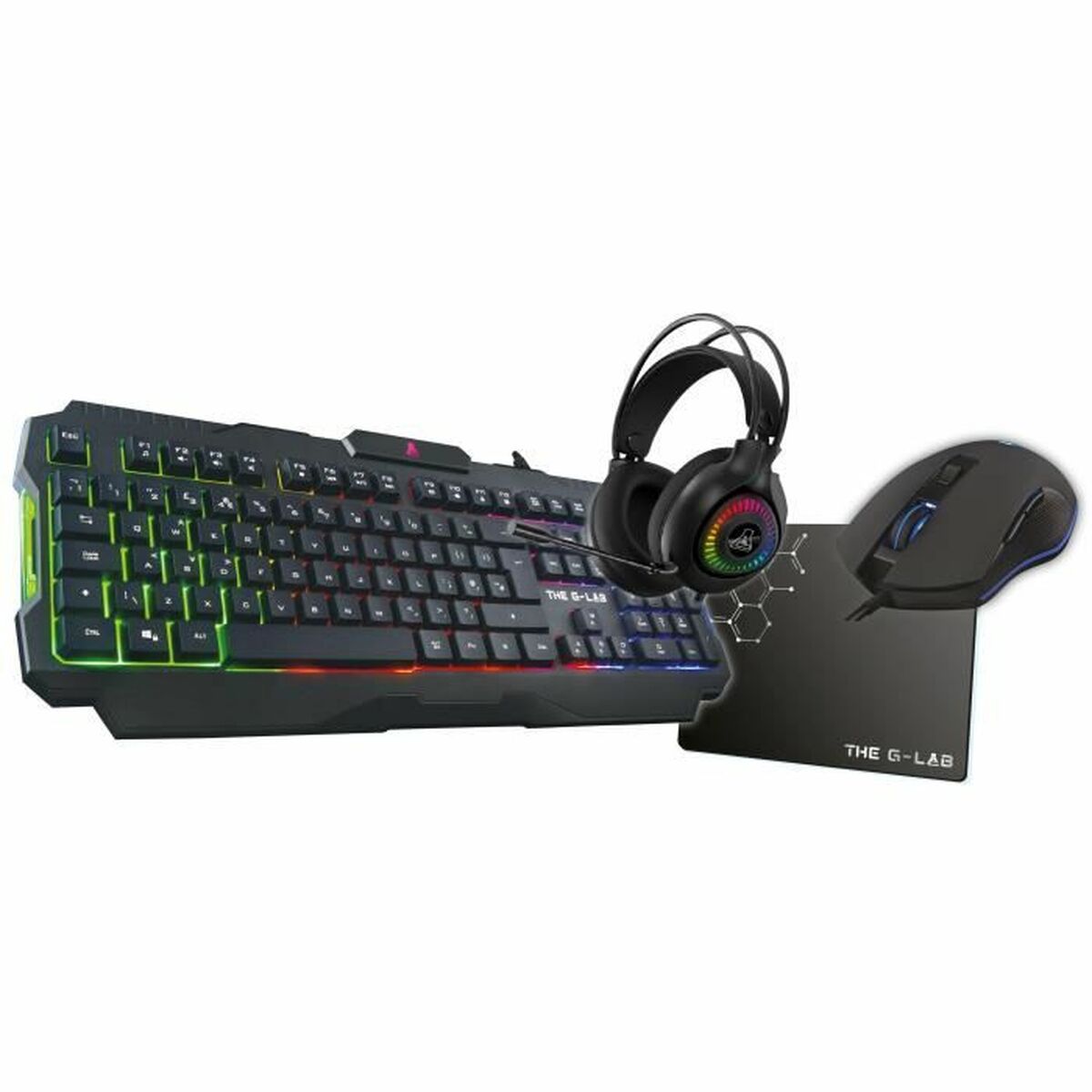 Tangentbord och Mus The G-Lab Azerty Franska - 6