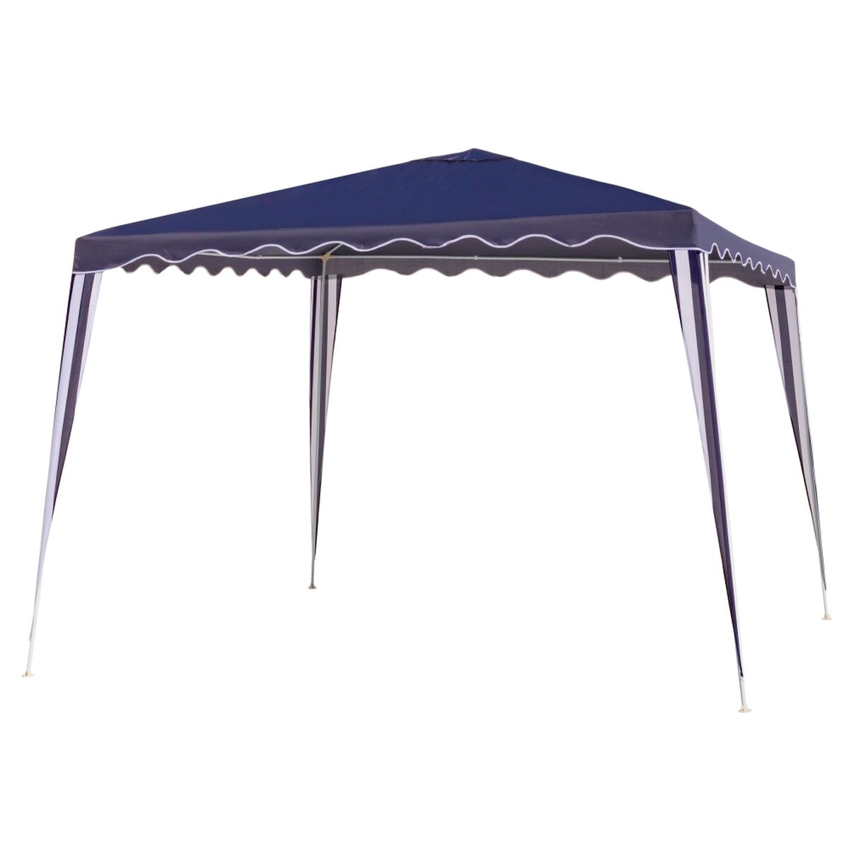 Pergola Gazebo Polyester Stål 300 x 300 x 245 cm