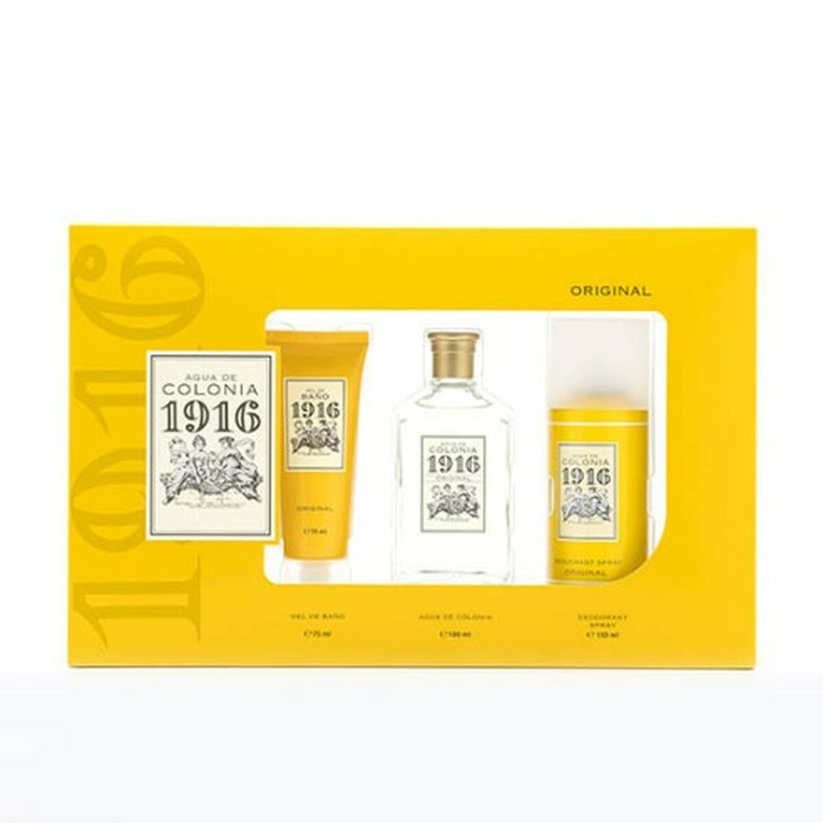 Parfymset Unisex Puig Agua de Colonia 1916 3 Delar - 2