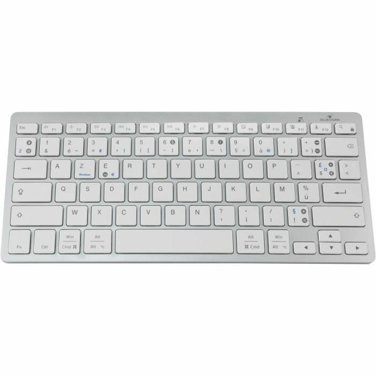 Bluetooth Tangentbord Bluestork KB-MINI-PC-MAC/FR Azerty Franska Vit