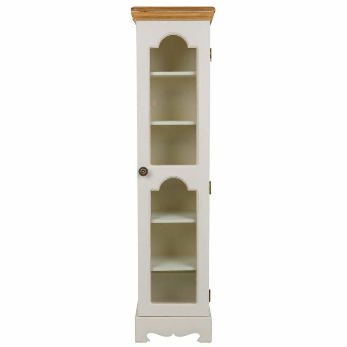 Skåp Alexandra House Living Vit Naturell furuträ Trä MDF 20 x 98 x 24 cm - 2