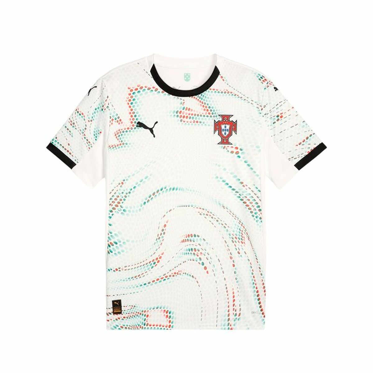 Kortärmad fotbollströja för herrar Puma Portugal Away Repl Vit