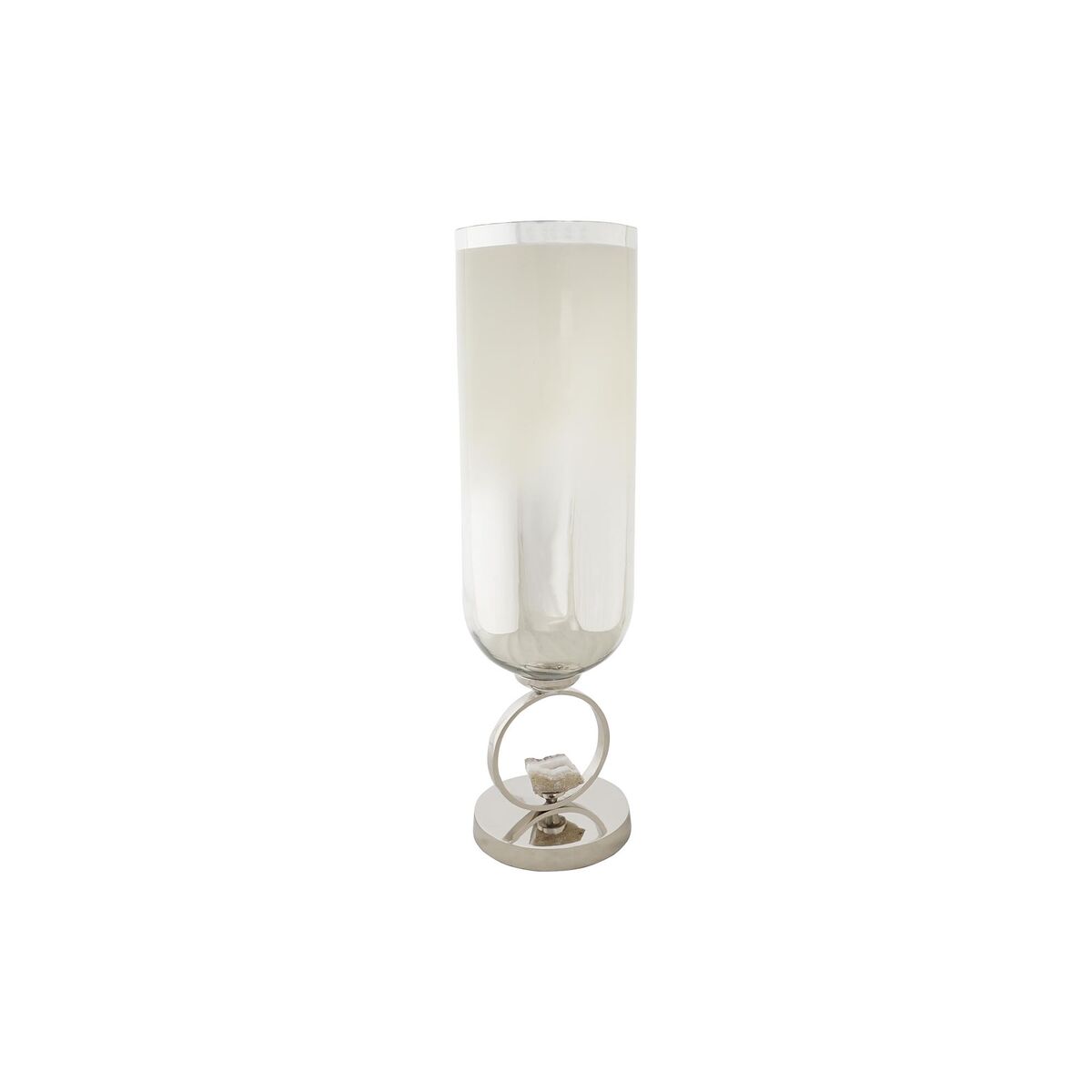 Vas DKD Home Decor Champagne Glas Aluminium (15 x 15 x 56 cm)