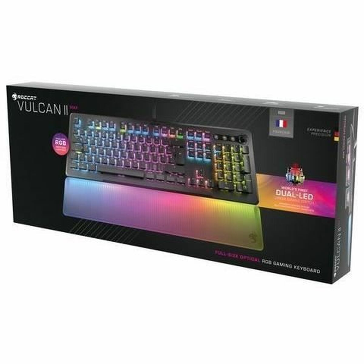 Bluetooth Tangentbord Roccat Vulcan II Max - Linear Svart Franska QWERTY - 2