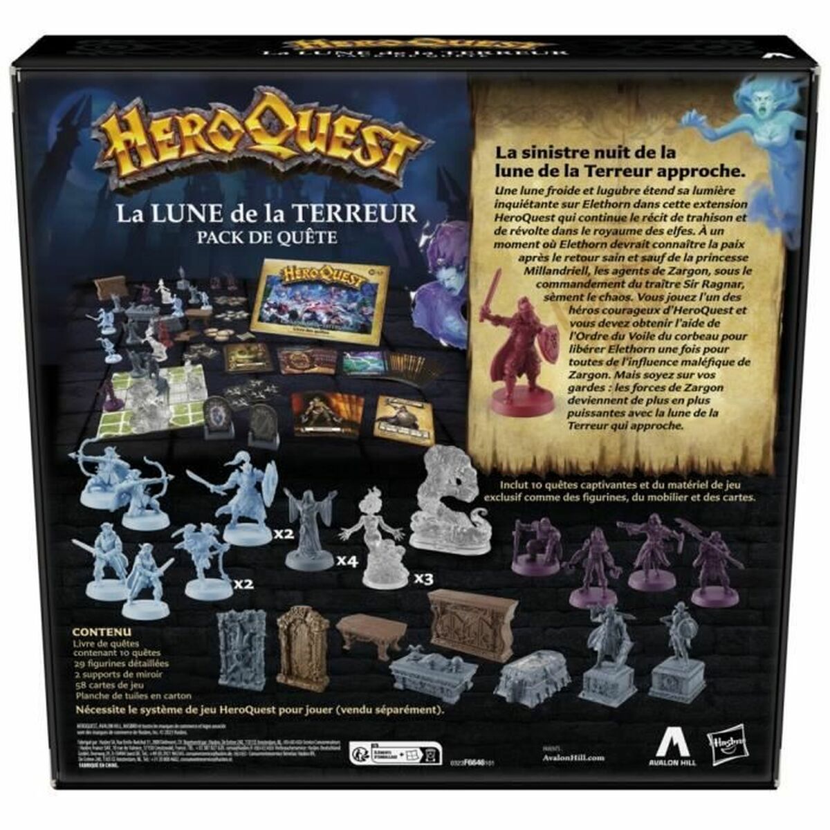 Sällskapsspel Hasbro Hero Quest: La Lune de la Terreur (Expansion Pack) (FR) - 6