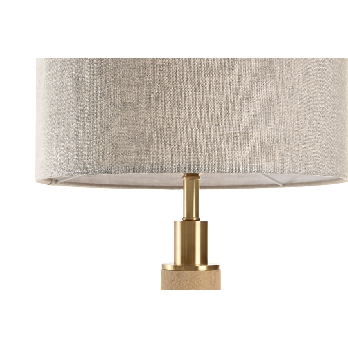 Bordslampa Home ESPRIT Beige Gyllene 50 W 220 V - 3
