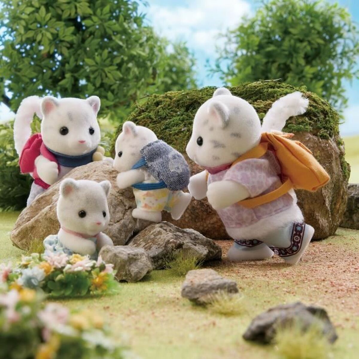 Playset Sylvanian Families Snow Leopard Family Multicolour - 3