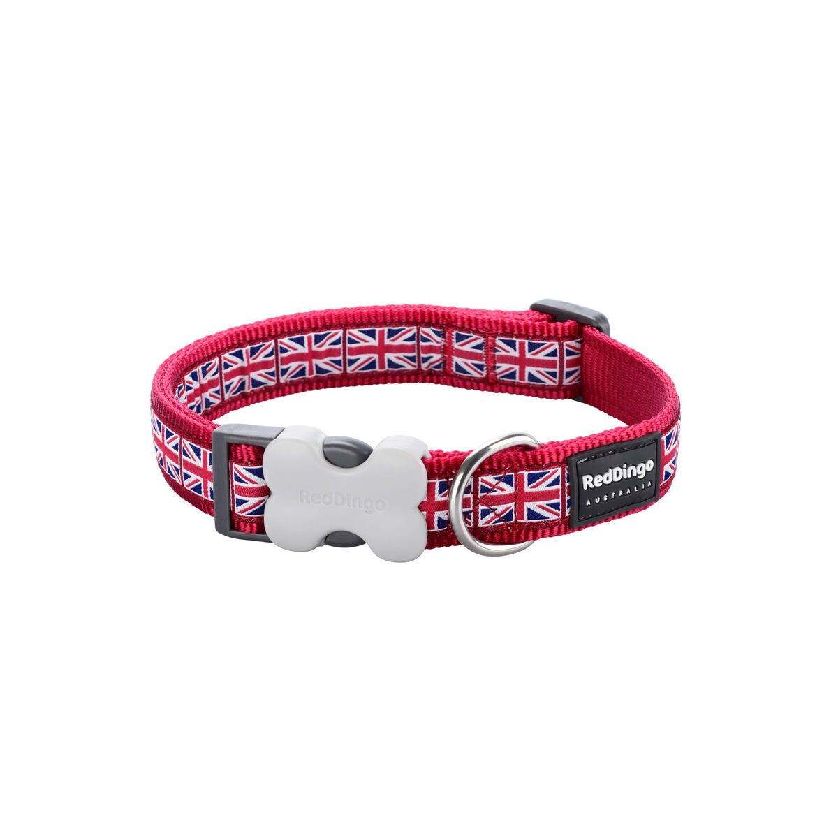 Hundhalsband Red Dingo STYLE UNION JACK FLAG 41-63 cm - 8