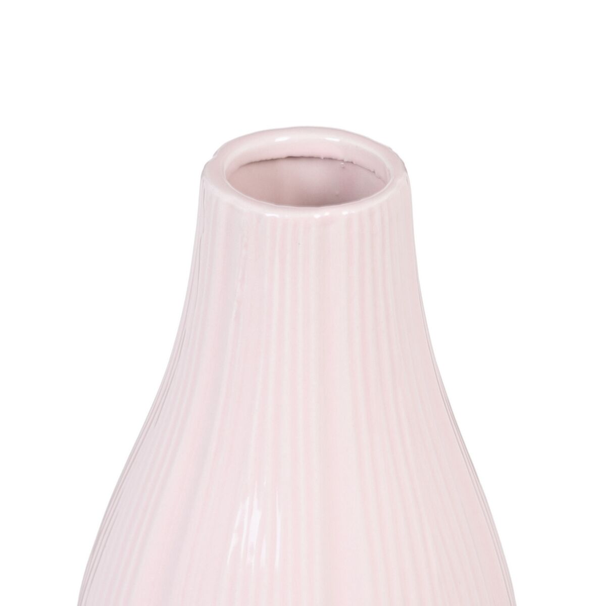 Vas 13 x 13 x 25,5 cm Keramik Rosa - 2