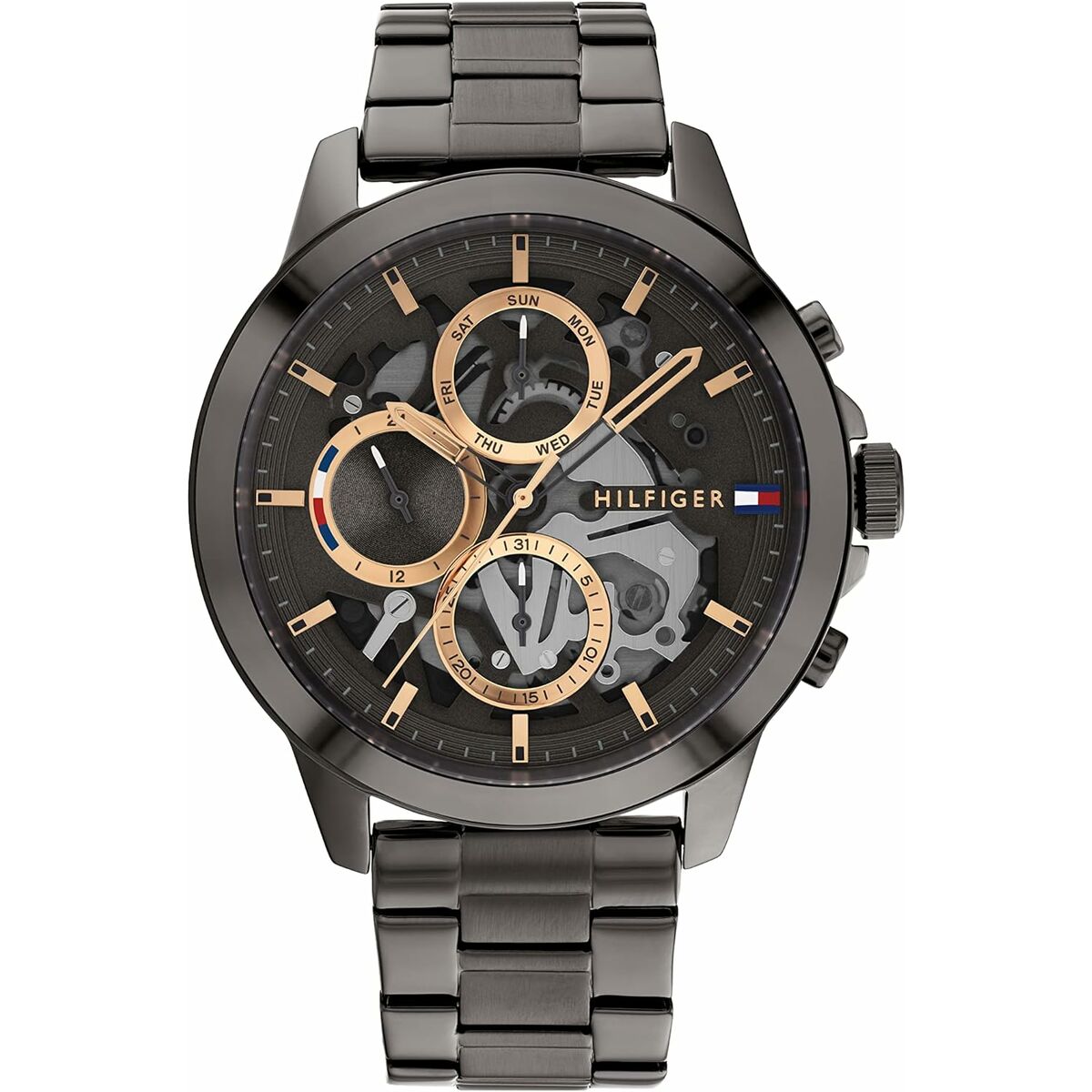 Herrklocka Tommy Hilfiger 1680670 Grå Silvrig