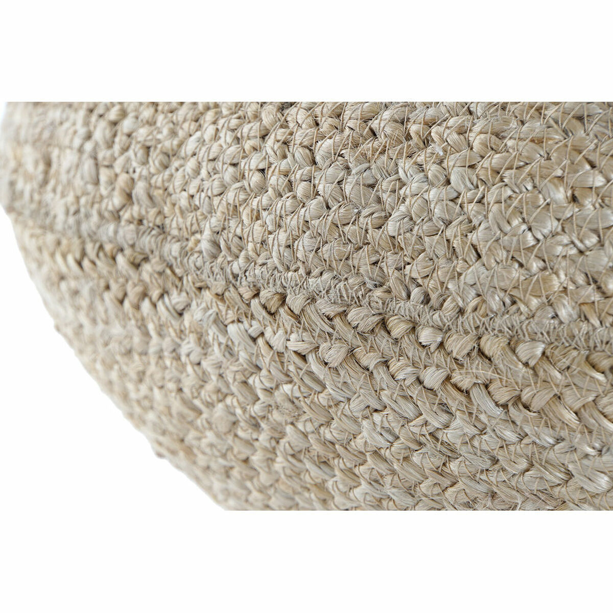 Puff DKD Home Decor 05041 Naturell 50 x 20 x 50 cm - 6