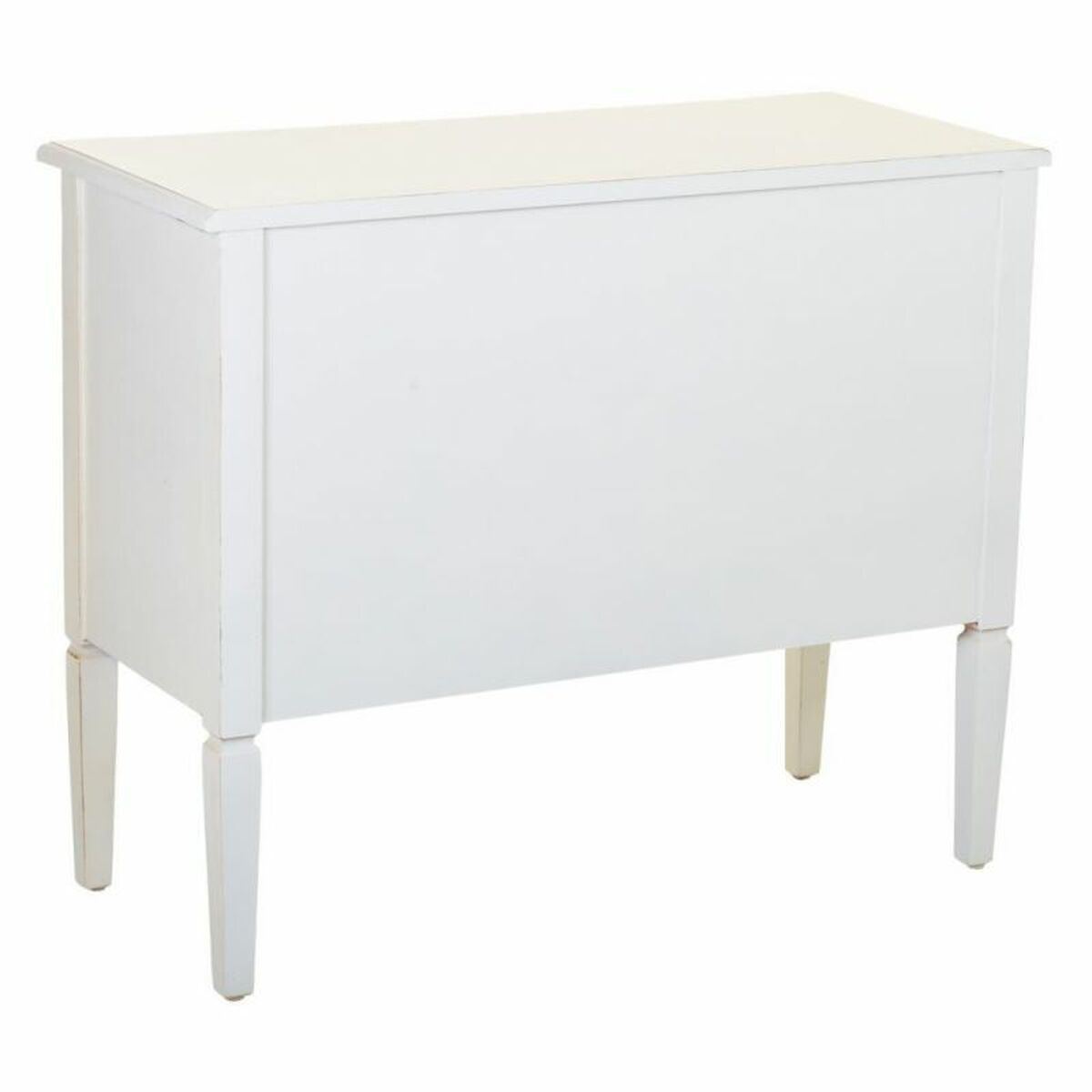 Kommod Alexandra House Living Vit Rattan Granträ Trä MDF 72 x 38 x 88 cm - 5
