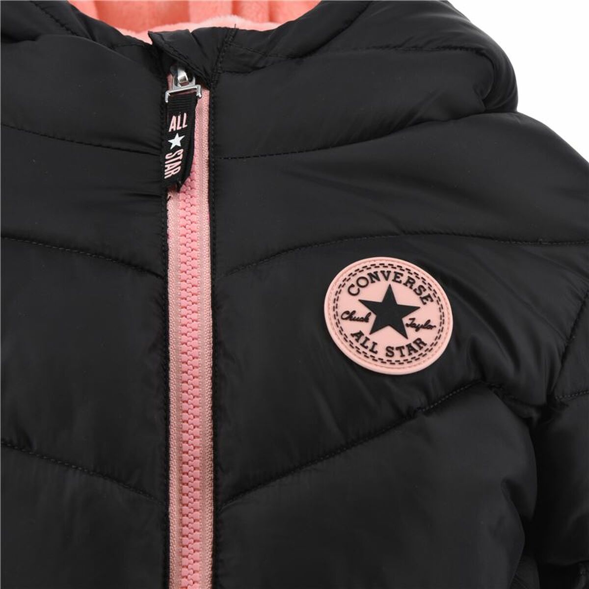 Jacka Barn Converse Solid Mdwt Puffer Svart - 5