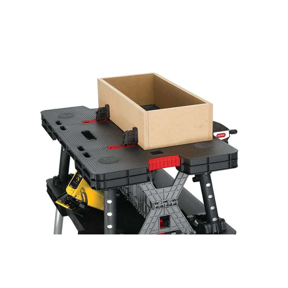 arbetsbänk Keter 237005 75,5 x 55,5 x 91 cm Bärbar - 3