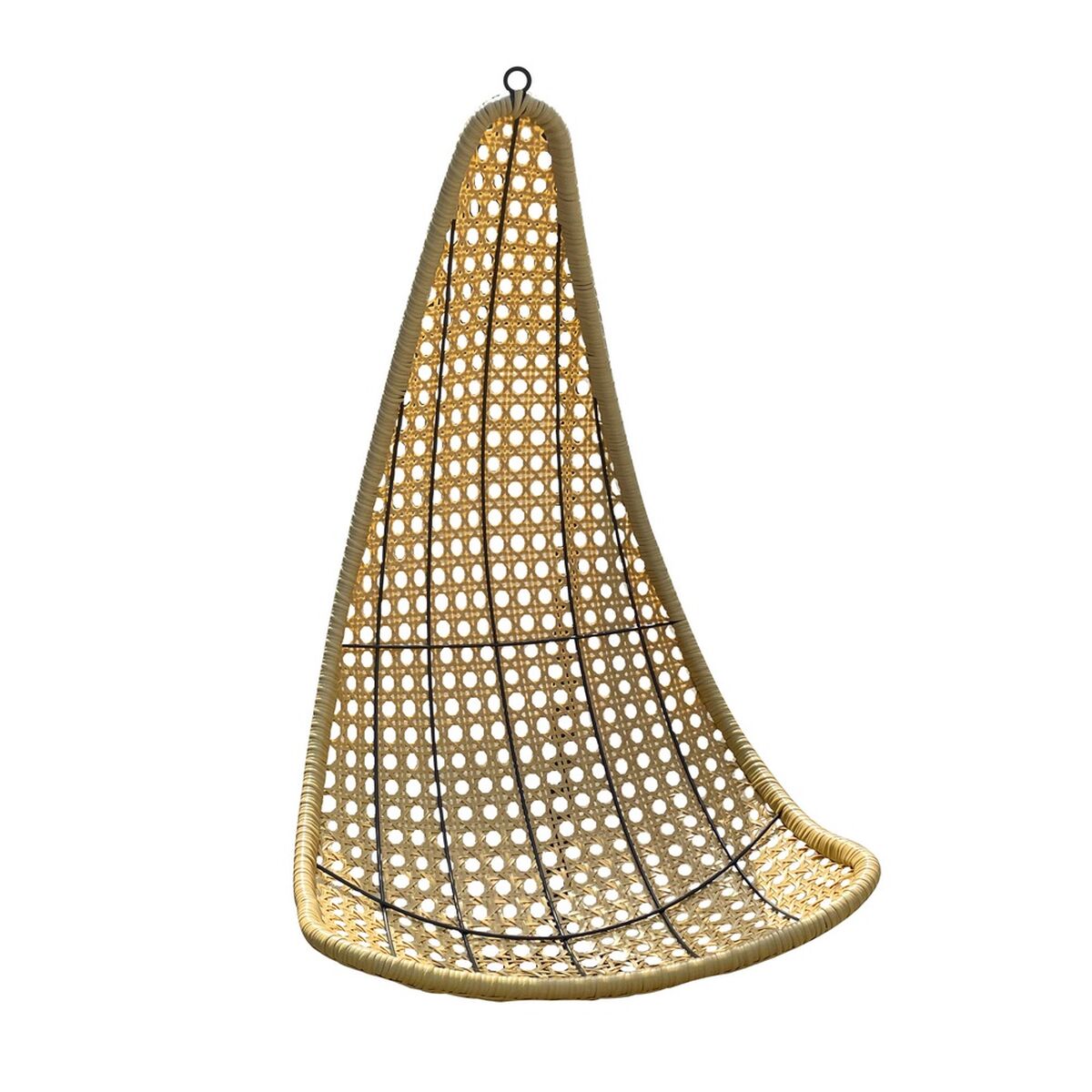 Trädgårdssoffa Niva För upphängning Beige Rattan 82 x 84 x 132 cm
