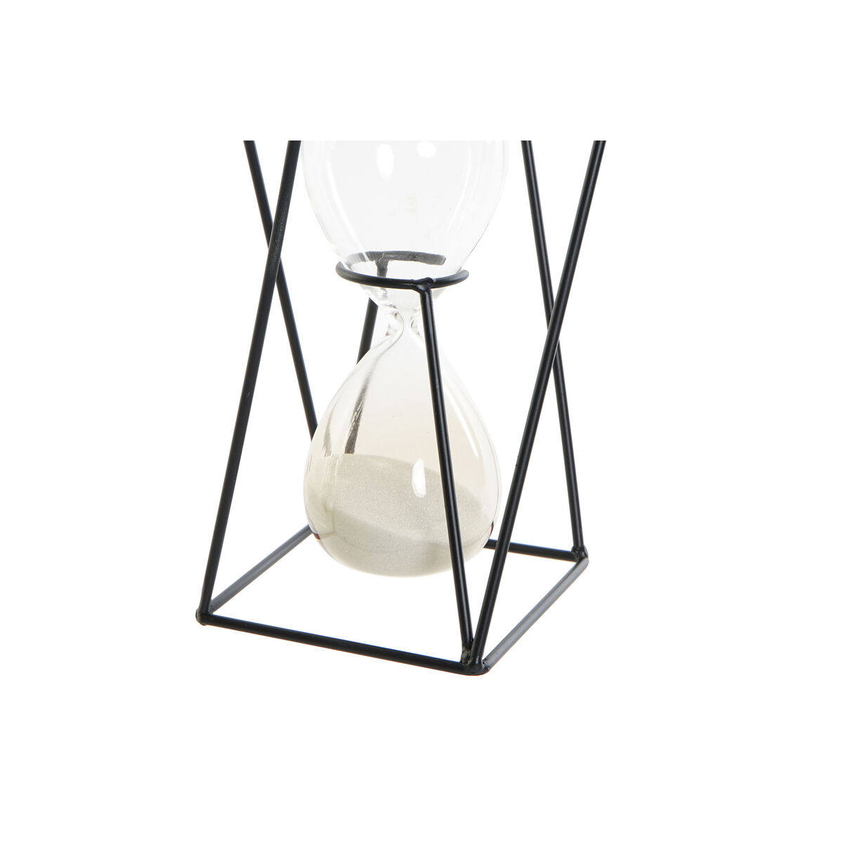 Timglas DKD Home Decor Svart Ambra Terrakota n 14 x 14 x 19 cm - 8