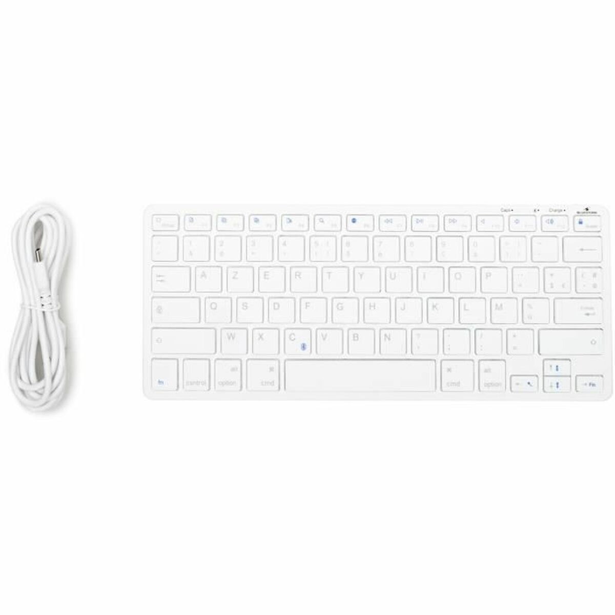 Tangentbord Bluestork Azerty Franska Vit - 6