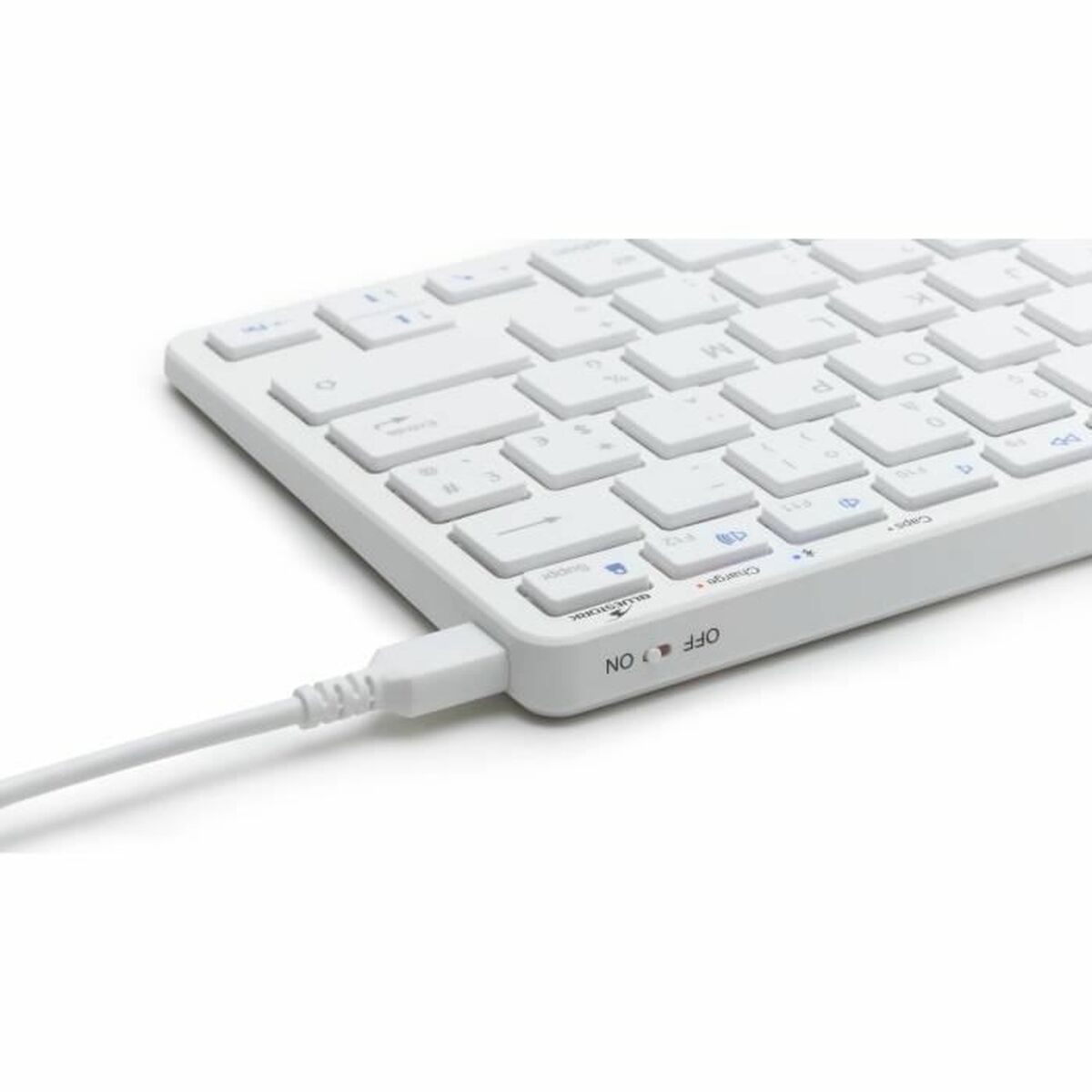 Tangentbord Bluestork Azerty Franska Vit - 4