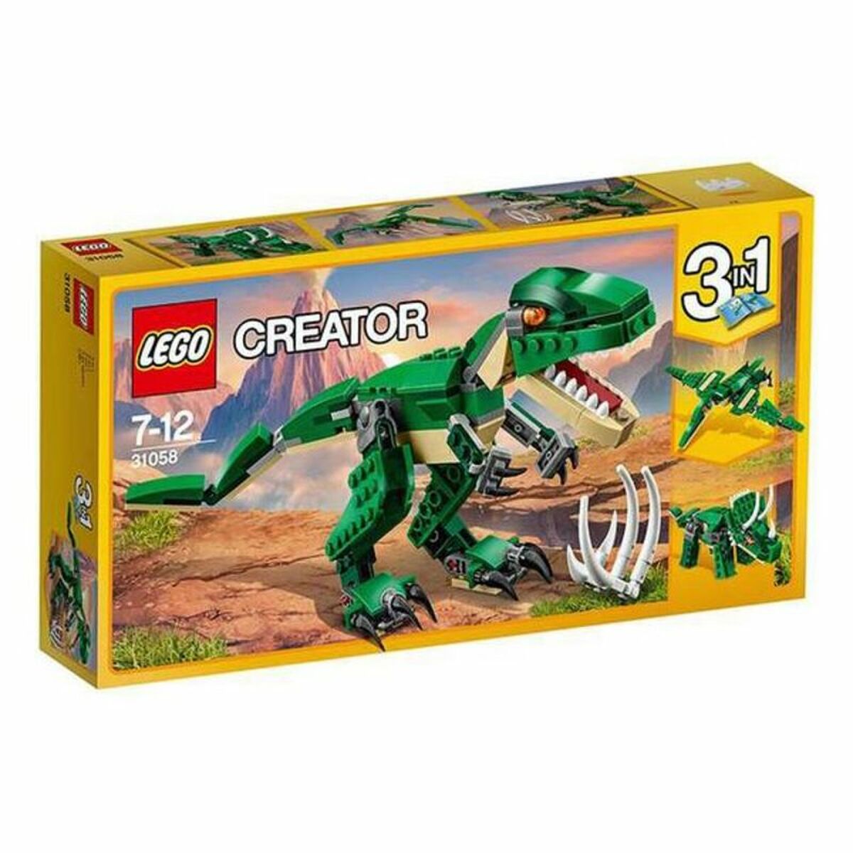 Byggsats Creator Mighty Dinosaurs Lego 31058 Blå Grön Multicolour