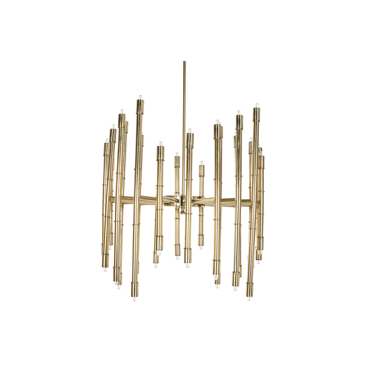 Taklampa Home ESPRIT Gyllene Metall Stål 74 x 74 x 138 cm