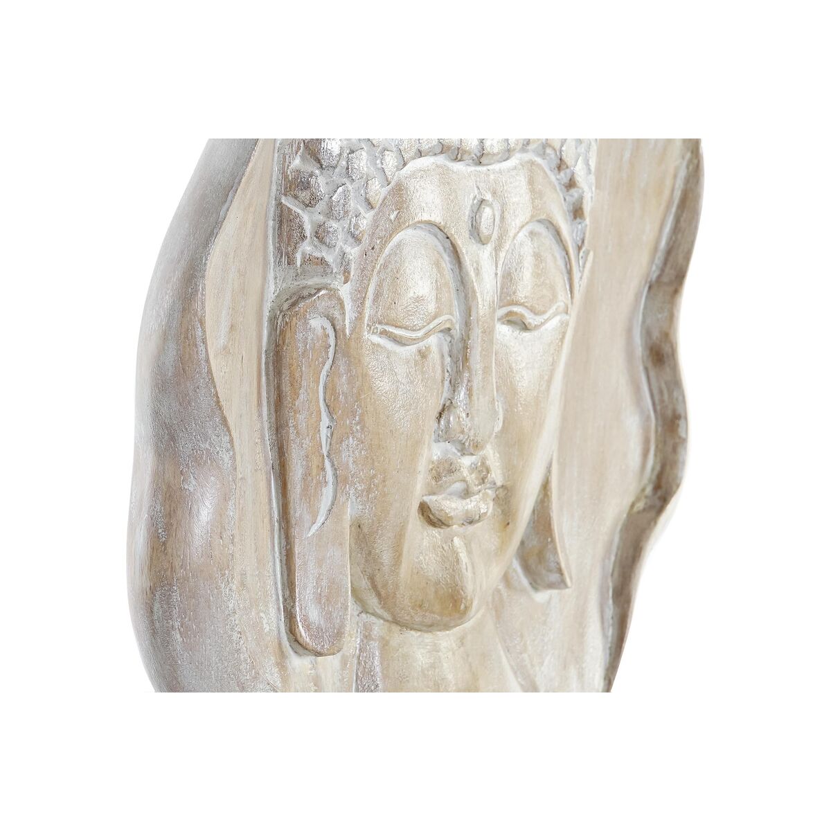 Prydnadsfigur DKD Home Decor 36 x 11 x 63 cm Naturell Buddha Avskalad - 2