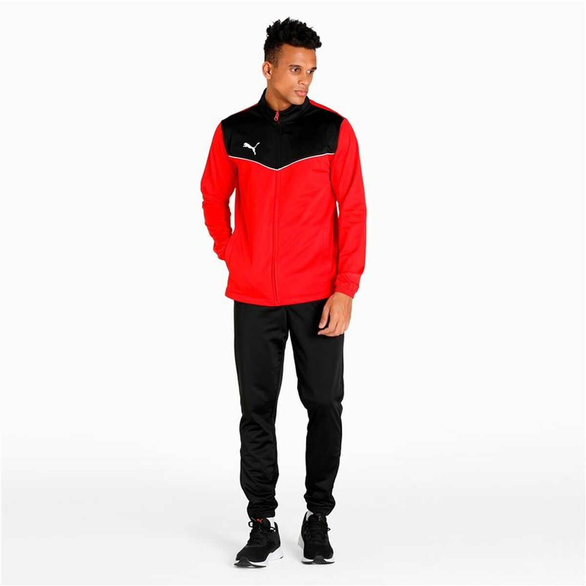 Träningsoverall, Vuxen Puma Individualrise Track Svart/Röd - 2