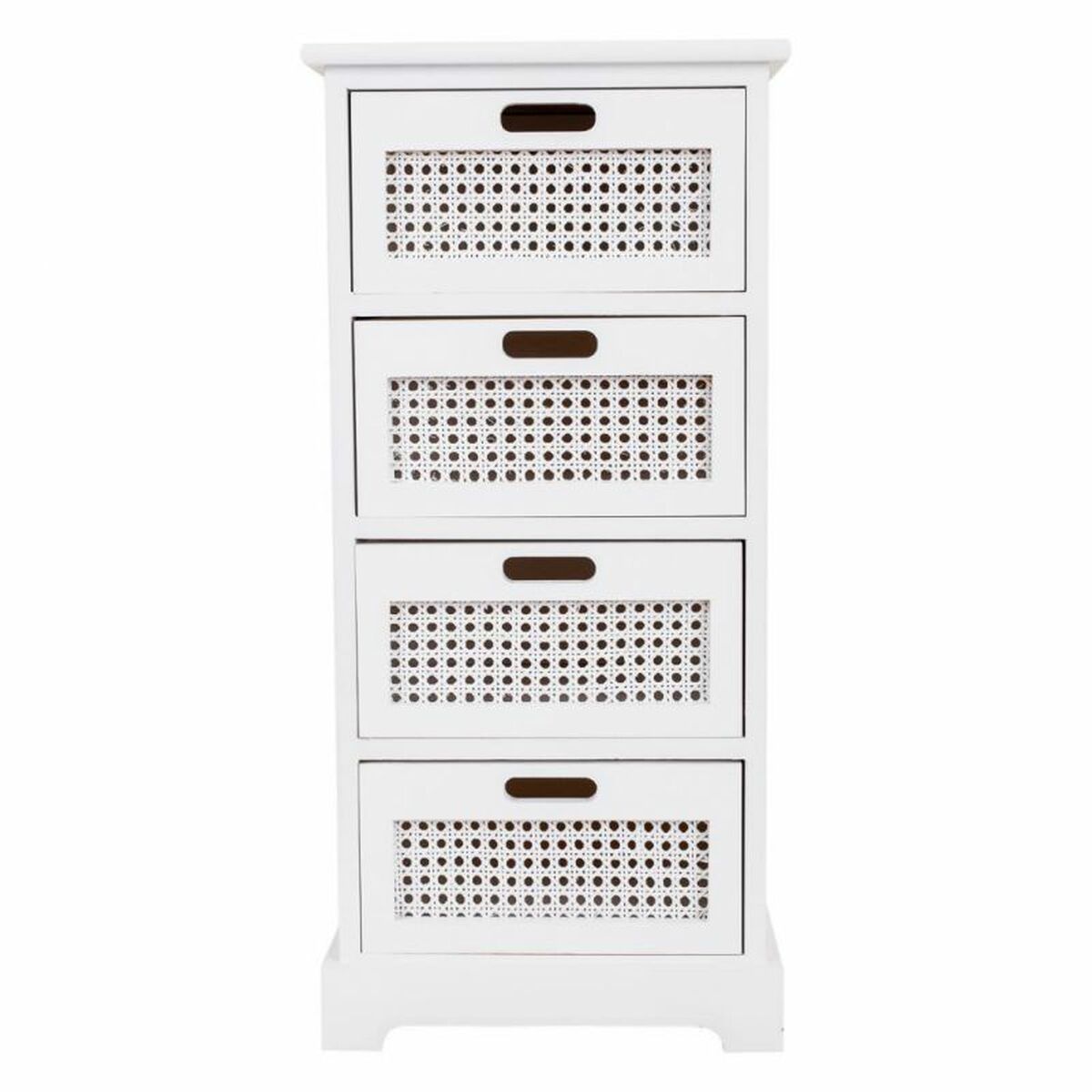 Byrå Alexandra House Living Vit Käpp Paulowniaträ Trä MDF 29 x 75 x 35 cm - 3