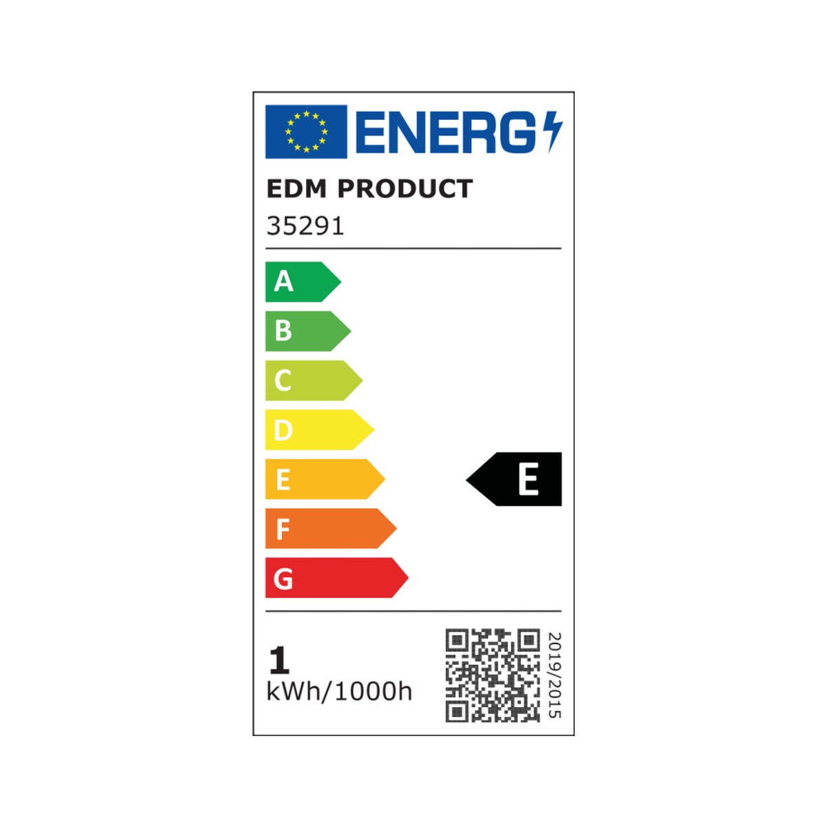 LED-lampa EDM 35291 E 6 W 1 W 0,5 W E14 Ø 2,6 x 60 cm (6400 K) - 3