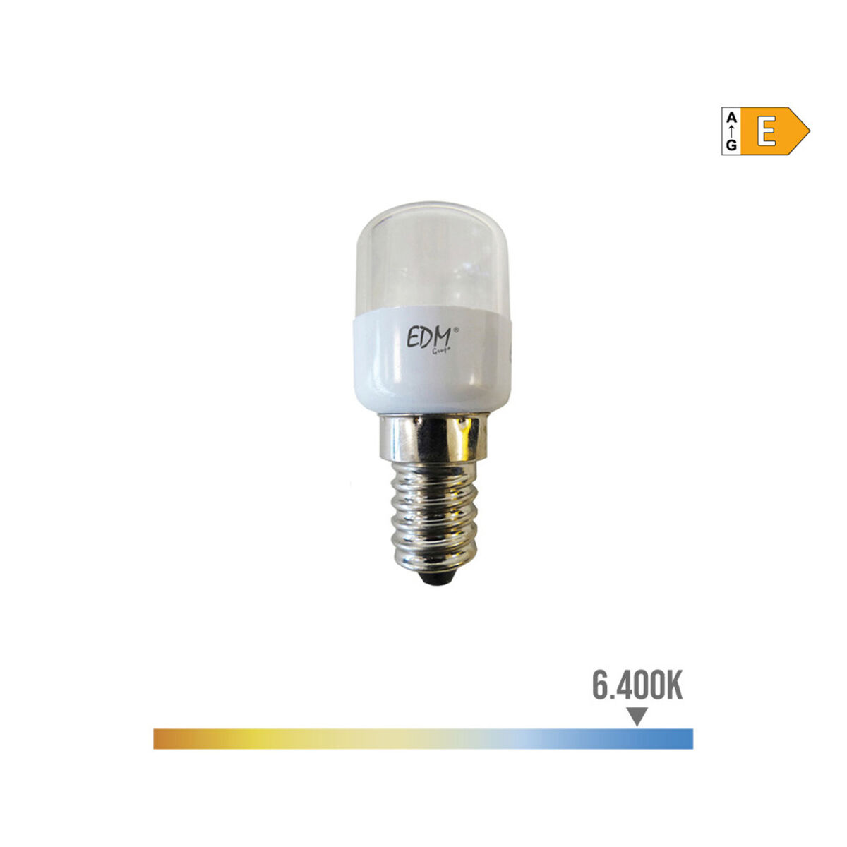 LED-lampa EDM 35291 E 6 W 1 W 0,5 W E14 Ø 2,6 x 60 cm (6400 K) - 2