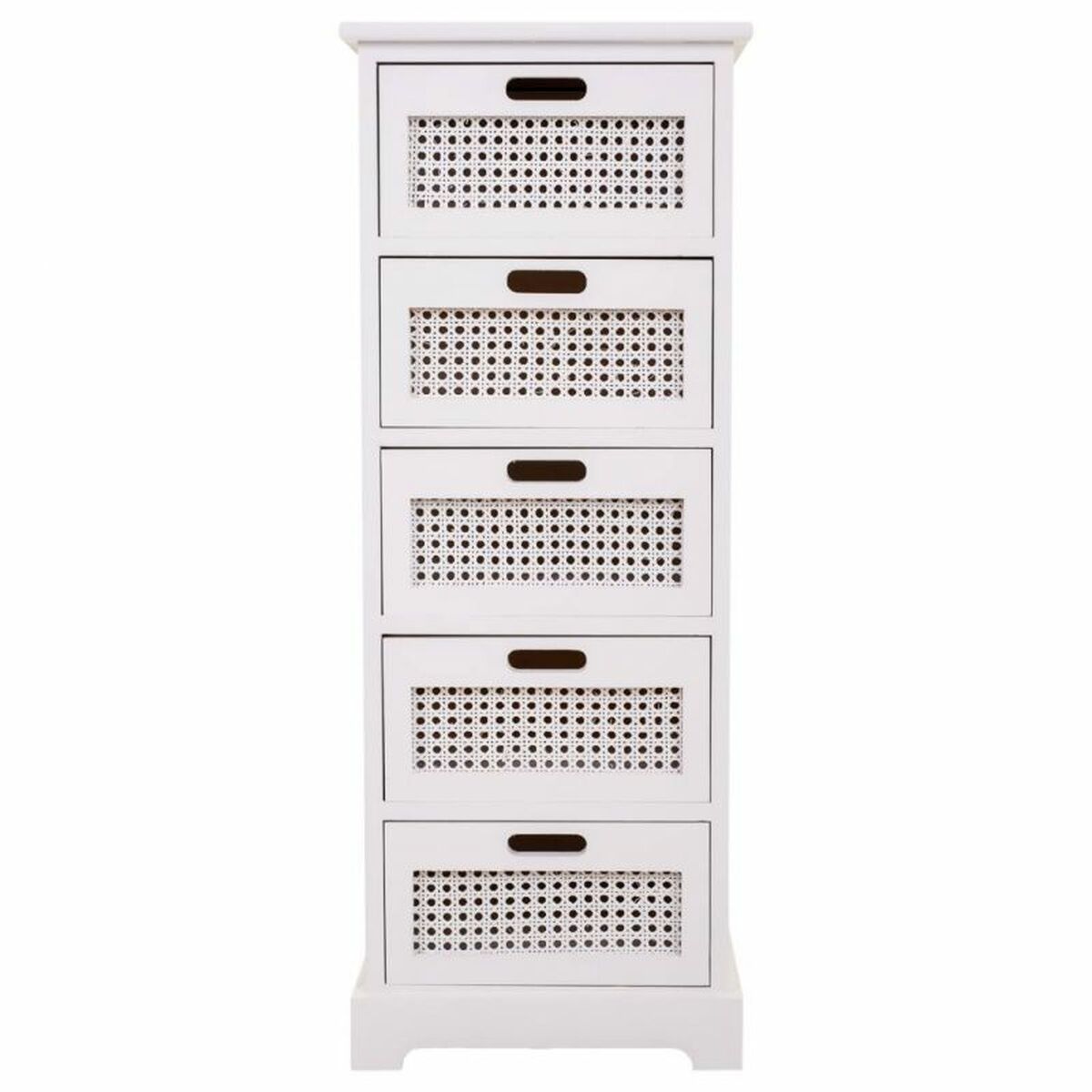 Byrå Alexandra House Living Vit Käpp Paulowniaträ Trä MDF 29 x 91 x 35 cm - 2