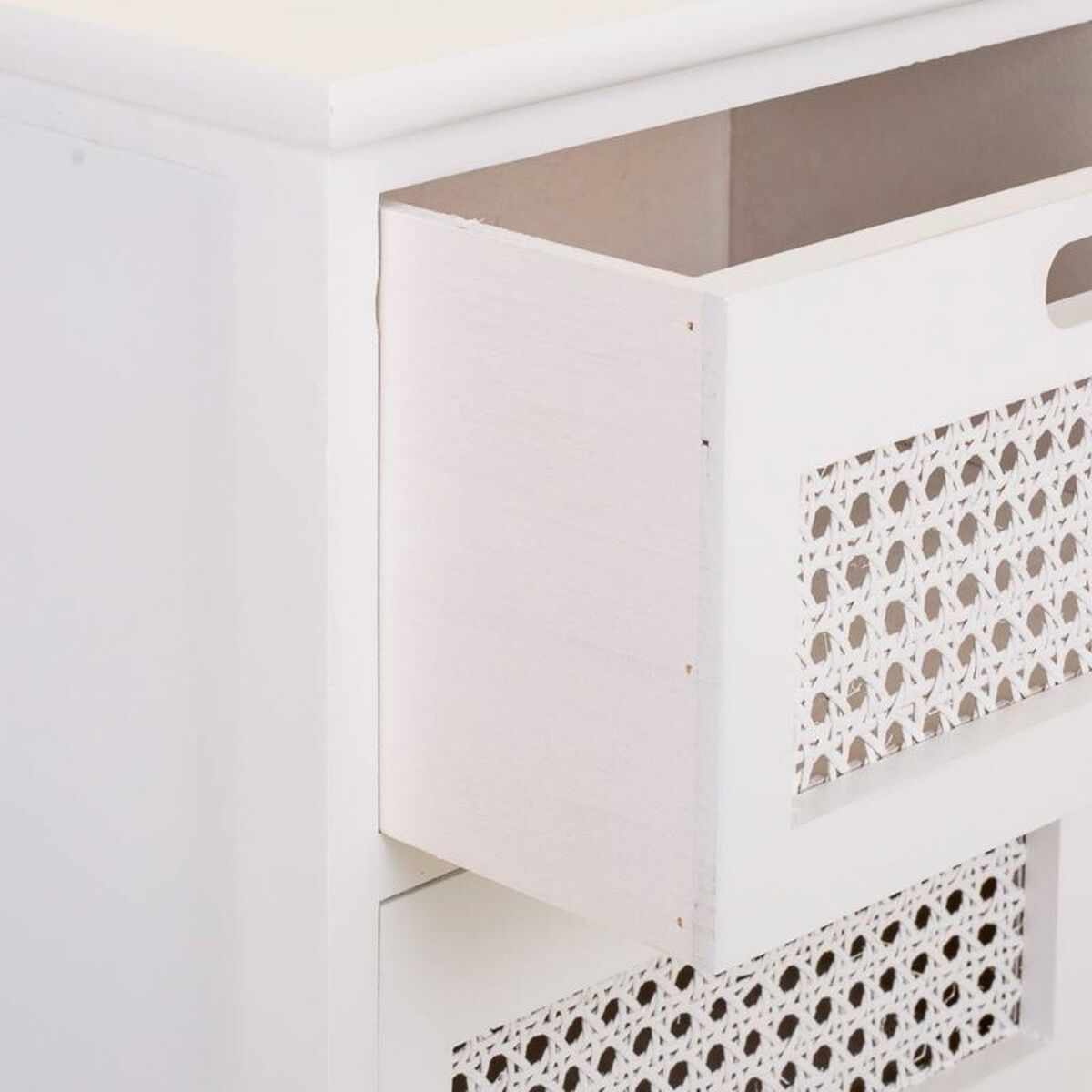 Byrå Alexandra House Living Vit Käpp Paulowniaträ Trä MDF 29 x 91 x 35 cm - 5