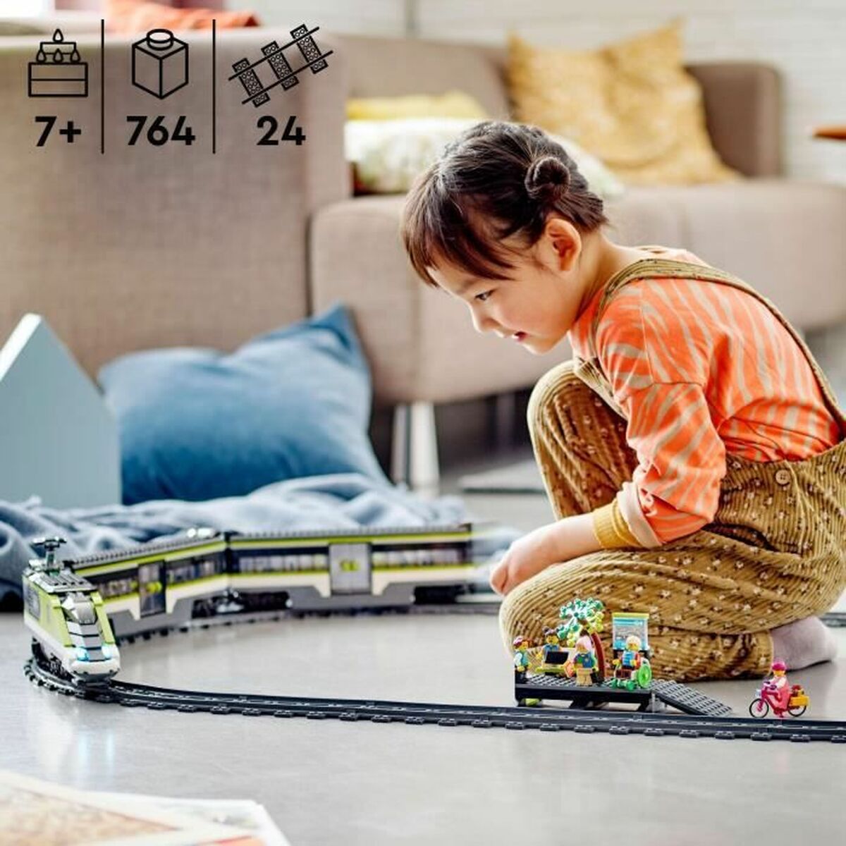 Byggsats   Lego City Express Passenger Train         Multicolour - 5