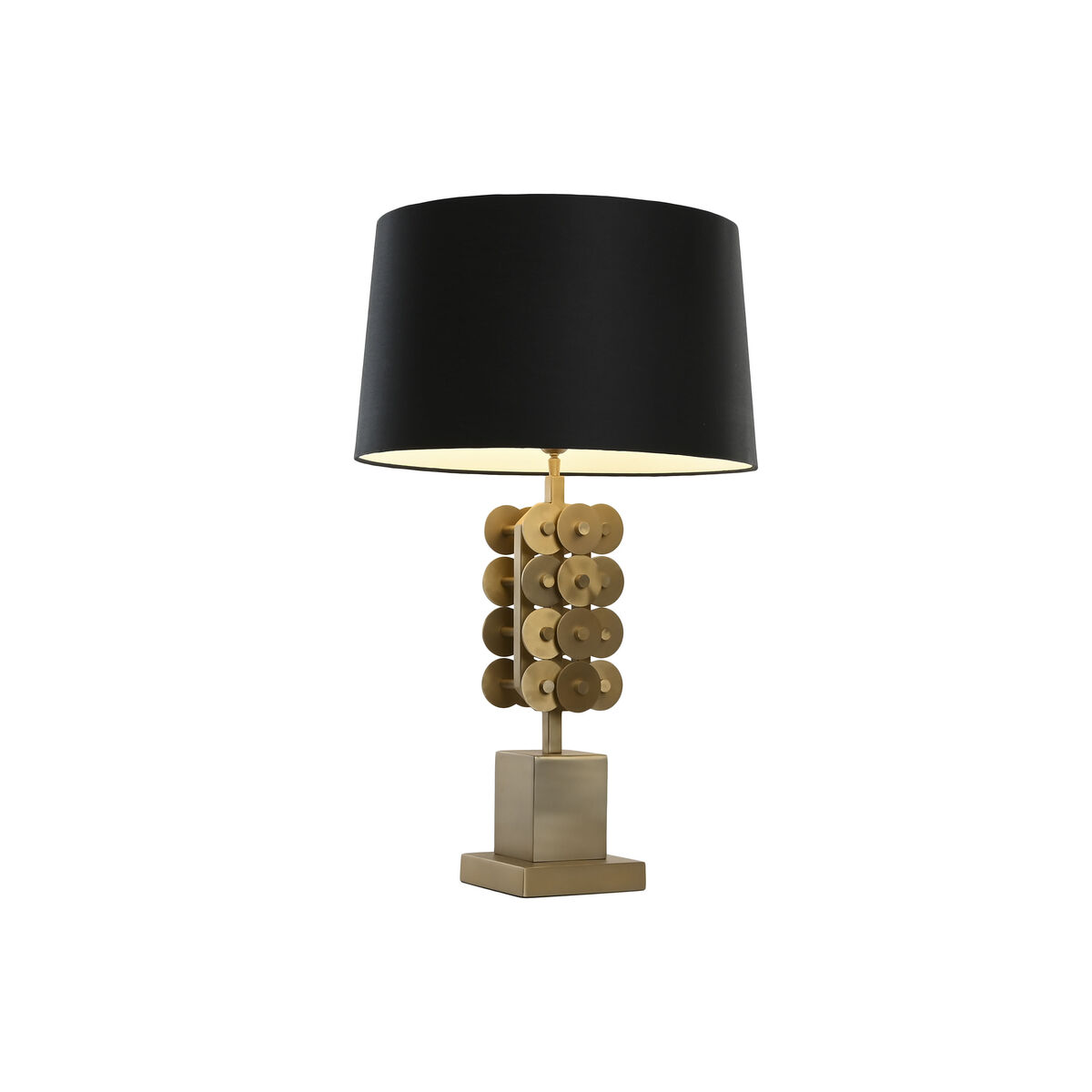 Bordslampa Home ESPRIT Svart Gyllene 50 W 220 V - 2