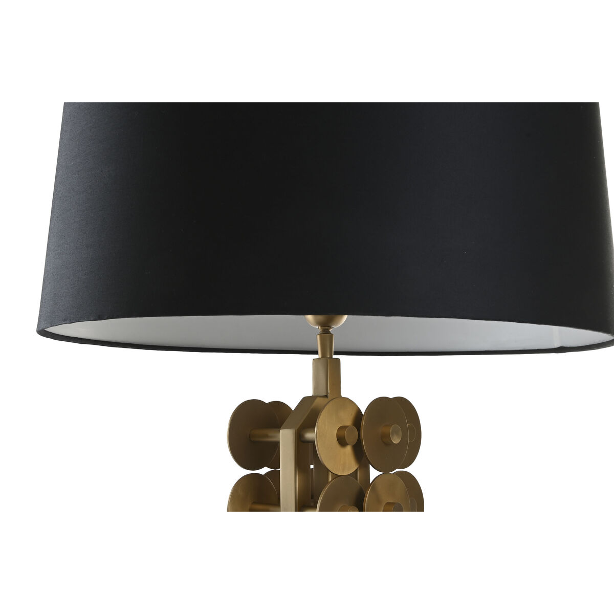 Bordslampa Home ESPRIT Svart Gyllene 50 W 220 V - 3