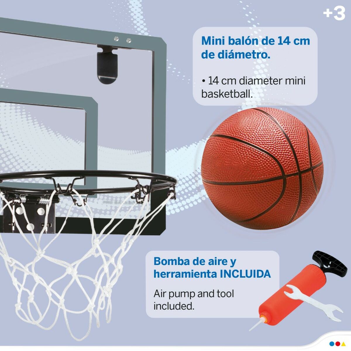 Basketkorg Colorbaby Sport 45,5 x 30,5 x 41 cm (2 antal) - 4