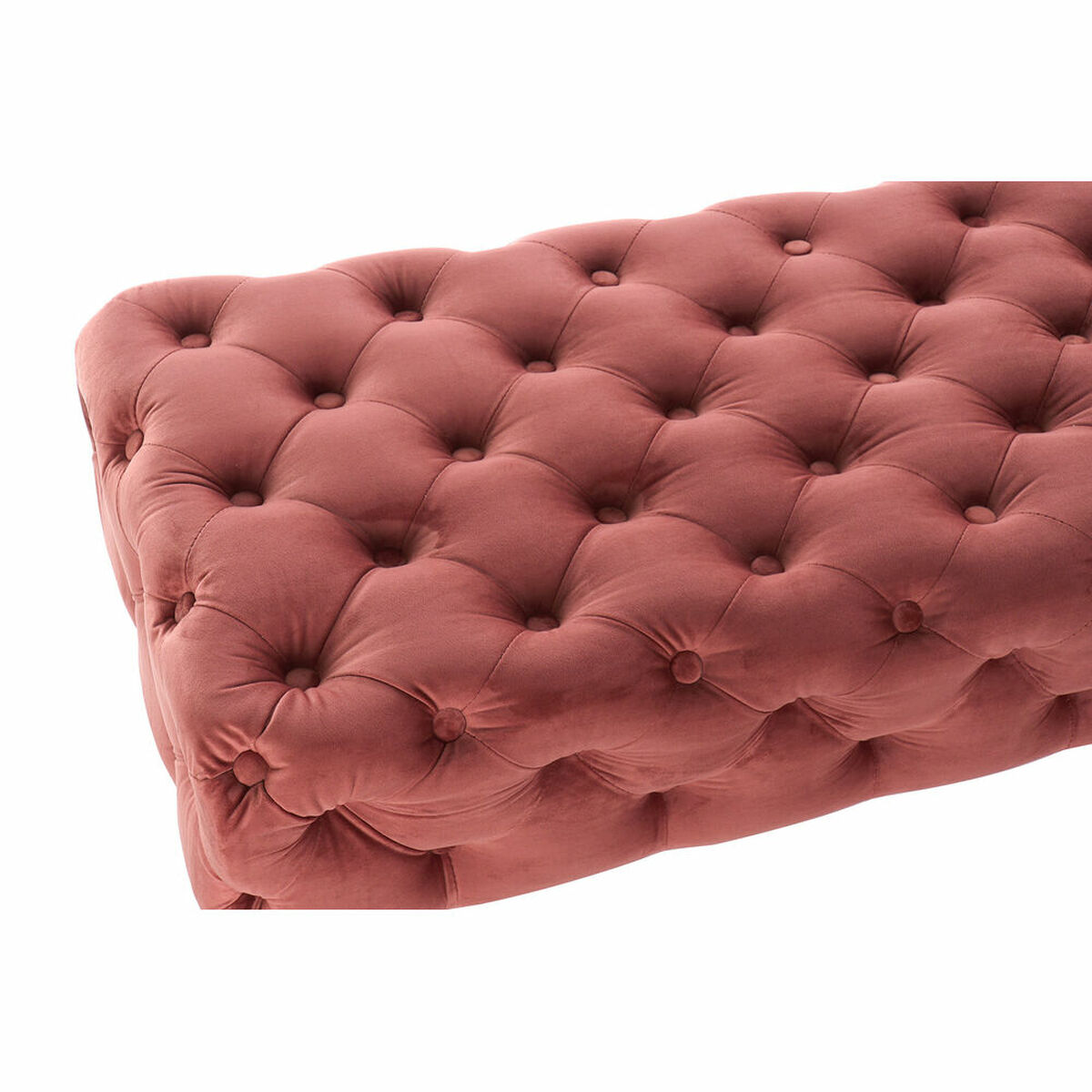 Sittpall DKD Home Decor Rosa Gyllene (120 x 45 x 40 cm) - 2