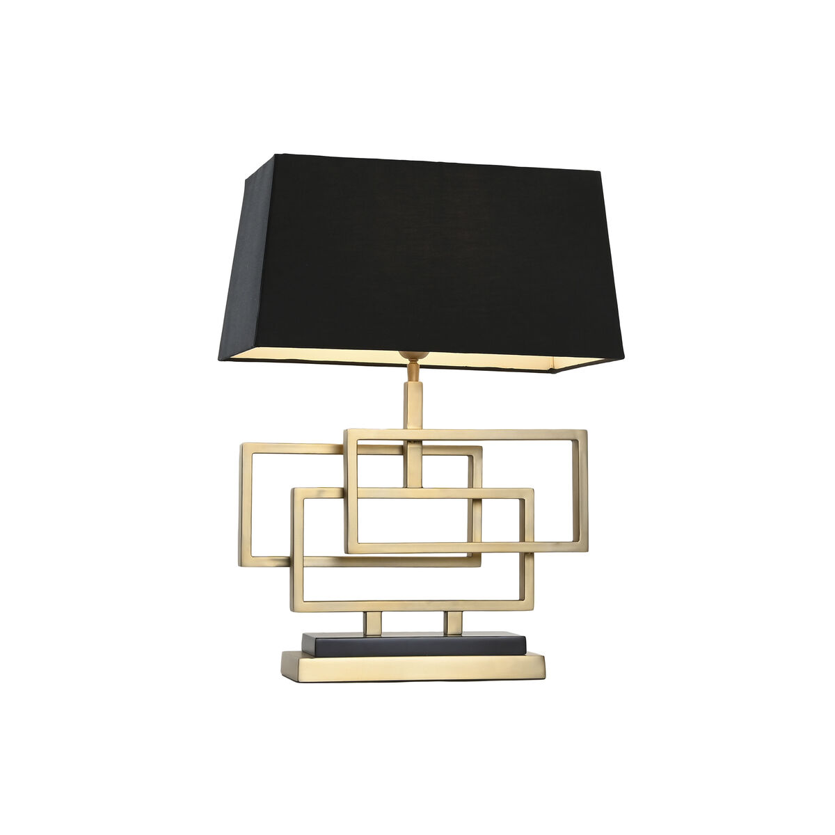 Bordslampa Home ESPRIT Svart Gyllene 50 W 220 V - 2