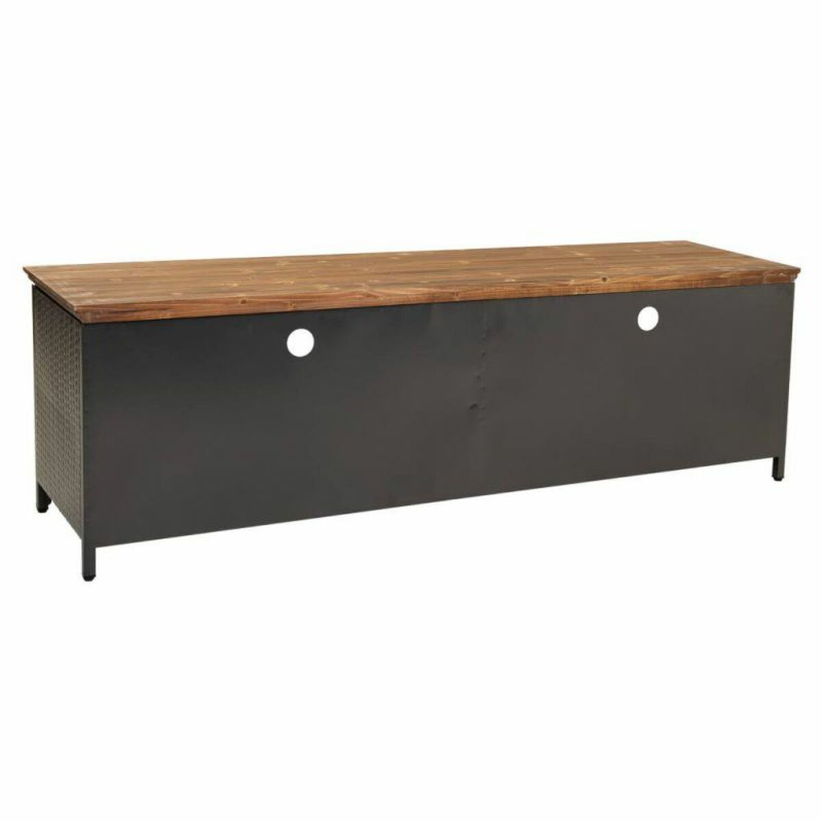 Flerfunktionslådor Alexandra House Living Brun Grå Trä Metall Glas 41 x 50 x 161 cm - 5