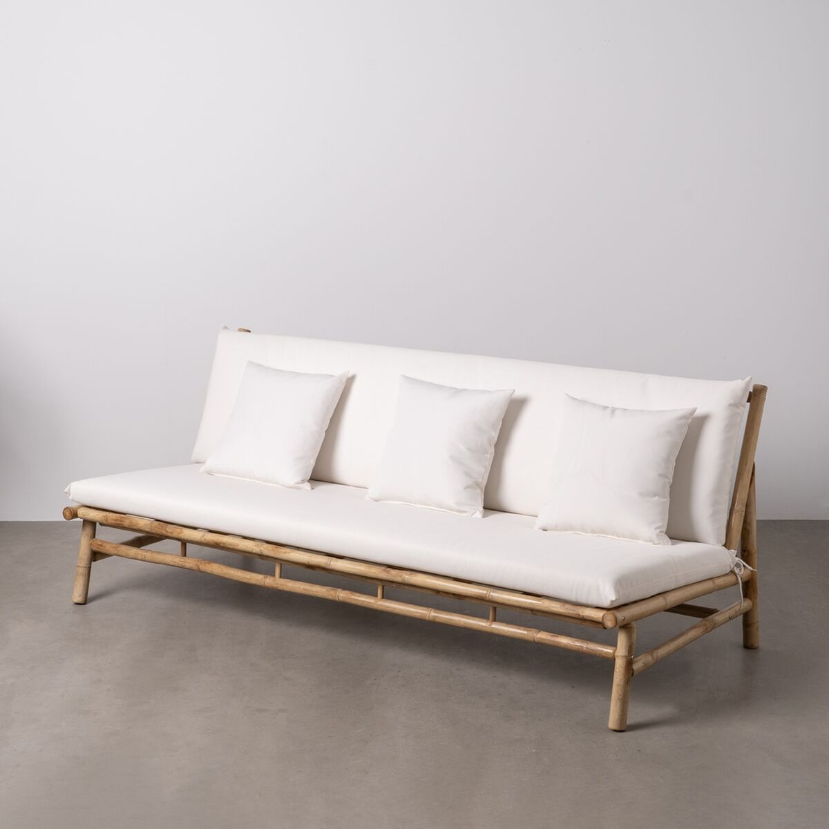 Trädgårdssoffa Naturell 200 x 86 x 81 cm - 2