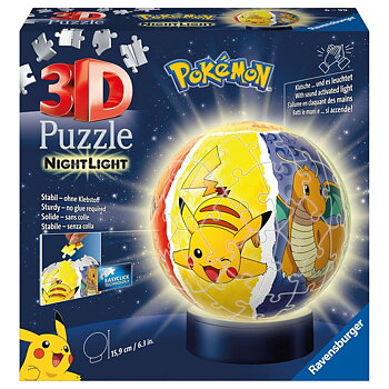 3D-pussel Pokémon Nattlampa 72 Delar