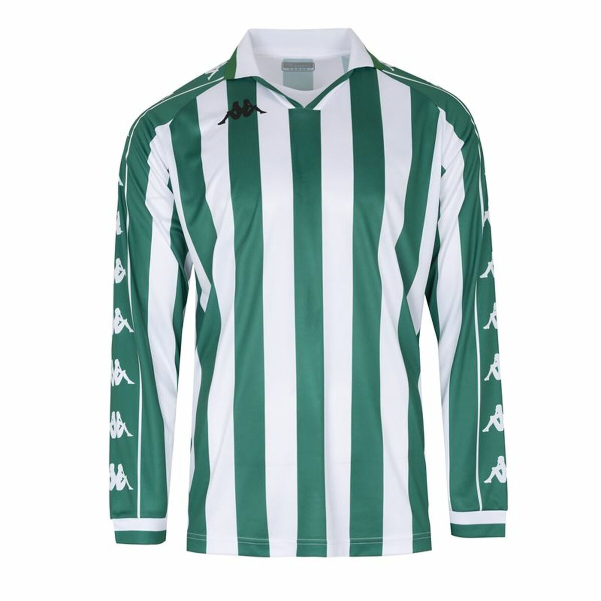 Kortärmad fotbollströja för herrar Kappa Onso Vit Grön
