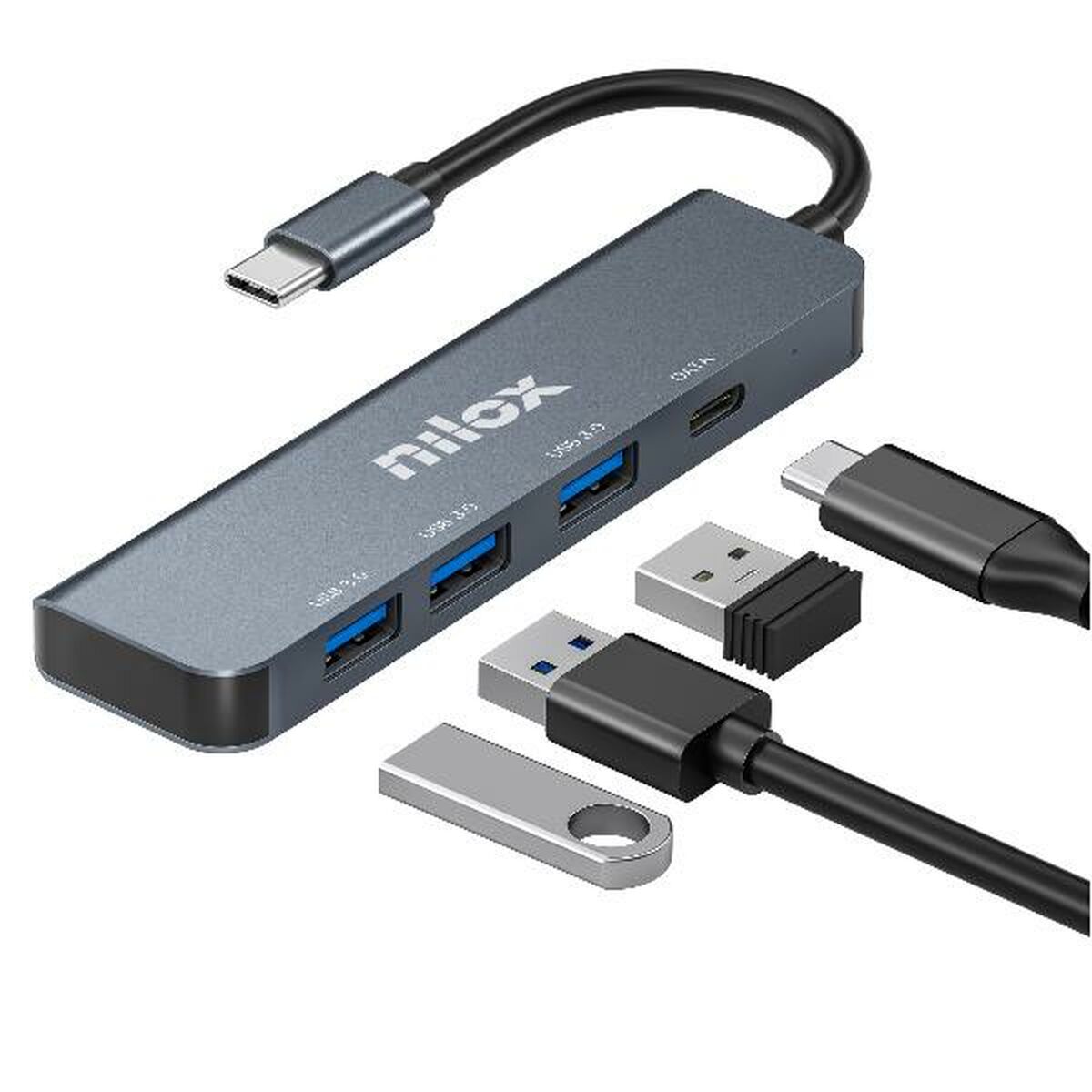 USB-kabel Nilox NXHUBUSBC04 - 2