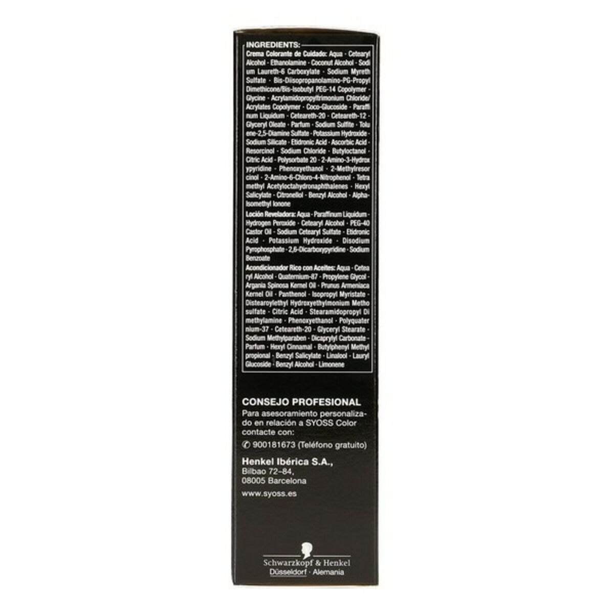 Permanent färg Syoss Olio Intense Honungsblond Nº 8,60 Platinablont Nº 8.60-Rubio Miel - 8